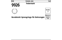 2000 St., DIN 9926 Federstahl Runddraht-Sprengringe für Bohrungen - Abmessung: 18