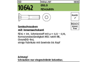 200 Stück, ISO 10642 010.9 flZnL 480h (zinklamellenbesch.) Senkschrauben mit Innensechskant - Abmessung: M 10 x 20