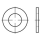 1000 Stück, DIN 125 1.4571 Form A Scheiben, ohne Fase Abmessung: 6,4 x 12 x 1.6