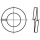 250 Stück, DIN 127 1.4310 Form B Federringe, glatt - Abmessung: B 16