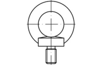 10 Stück, Artikel 580 A4   Ringschrauben - gegossen - Abmessung: M 12  x 20,5