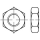 100 Stück, ISO 4035 A2-035  Sechskantmuttern, niedrige Form - Abmessung: M 14