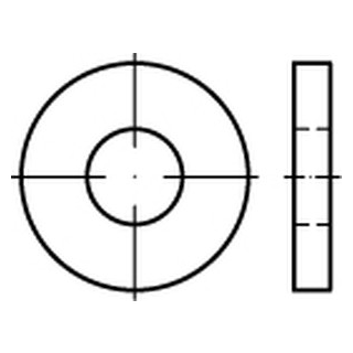 DIN 7349 Scheiben, A4 100 HV 4,3 VE= 1000