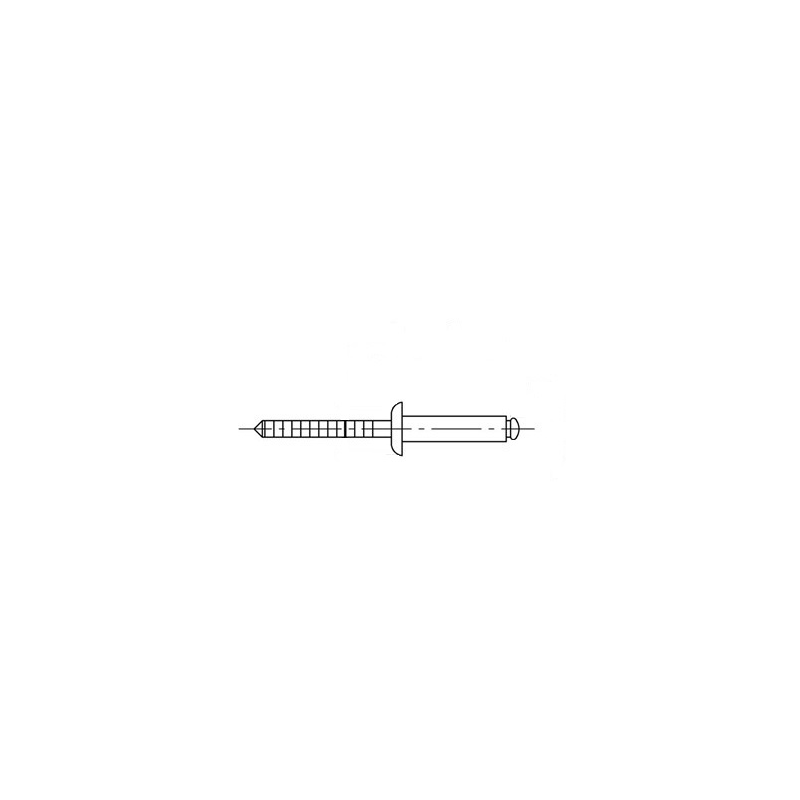 ISO 15983 FlakoBlindnieten Edelst. A4 4,8x6