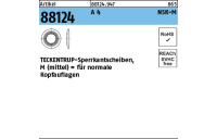 1000 Stück, Artikel 88124 A 4 Form M TECKENTRUP-Sperrkantscheiben NSK für normale Kopfauflagen - Abmessung: NSK-M 8