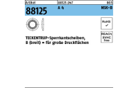 1000 Stück, Artikel 88125 A 4 Form B TECKENTRUP-Sperrkantscheiben NSK für große Druckflächen - Abmessung: NSK-B 6