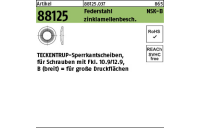 500 Stück, Artikel 88125 Federstahl Form B zinklamellenbesch. TECKENTRUP-Sperrkantscheiben NSK für Fkl. 10.9/12.9, für große Druckfl. - Abmessung: NSK-B 12